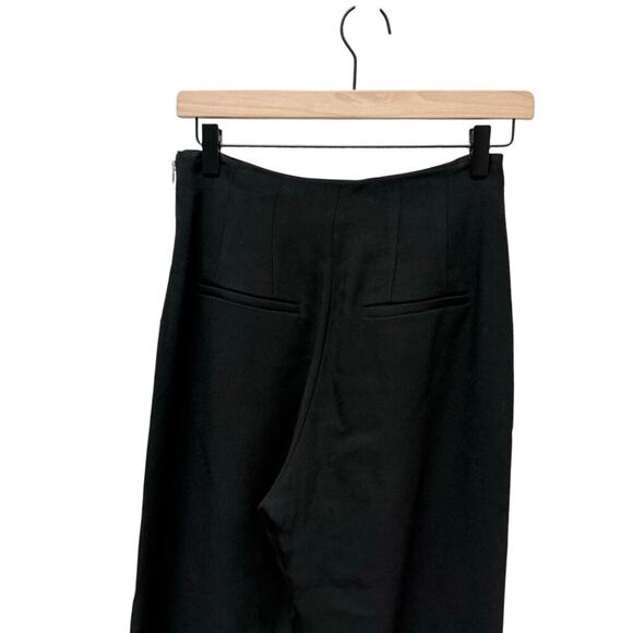 A.L.C. Marlo Pant in Black Crepé Flare Women’s Size 0 - Picture 8 of 11